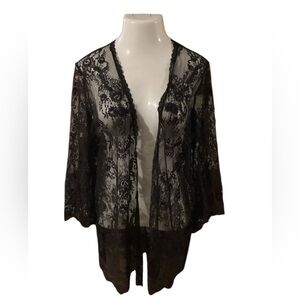 In Bloom by Jonquil lace robe. XL